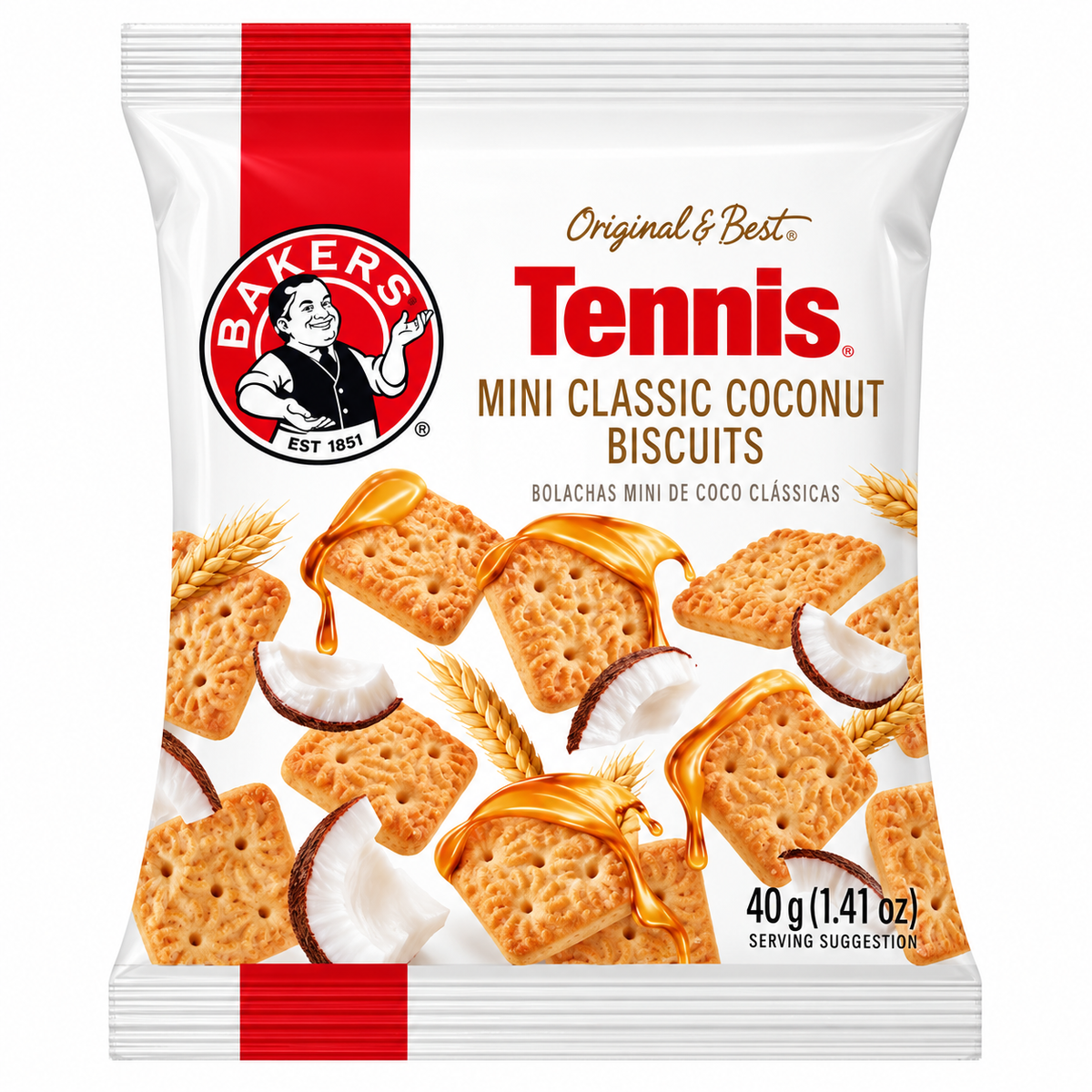 Bolachas Bakers Tennis 40G Mini