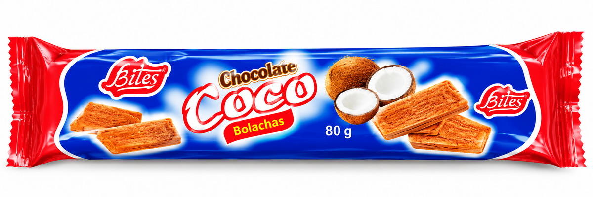 Bolachas Bites Coco 60G (24)