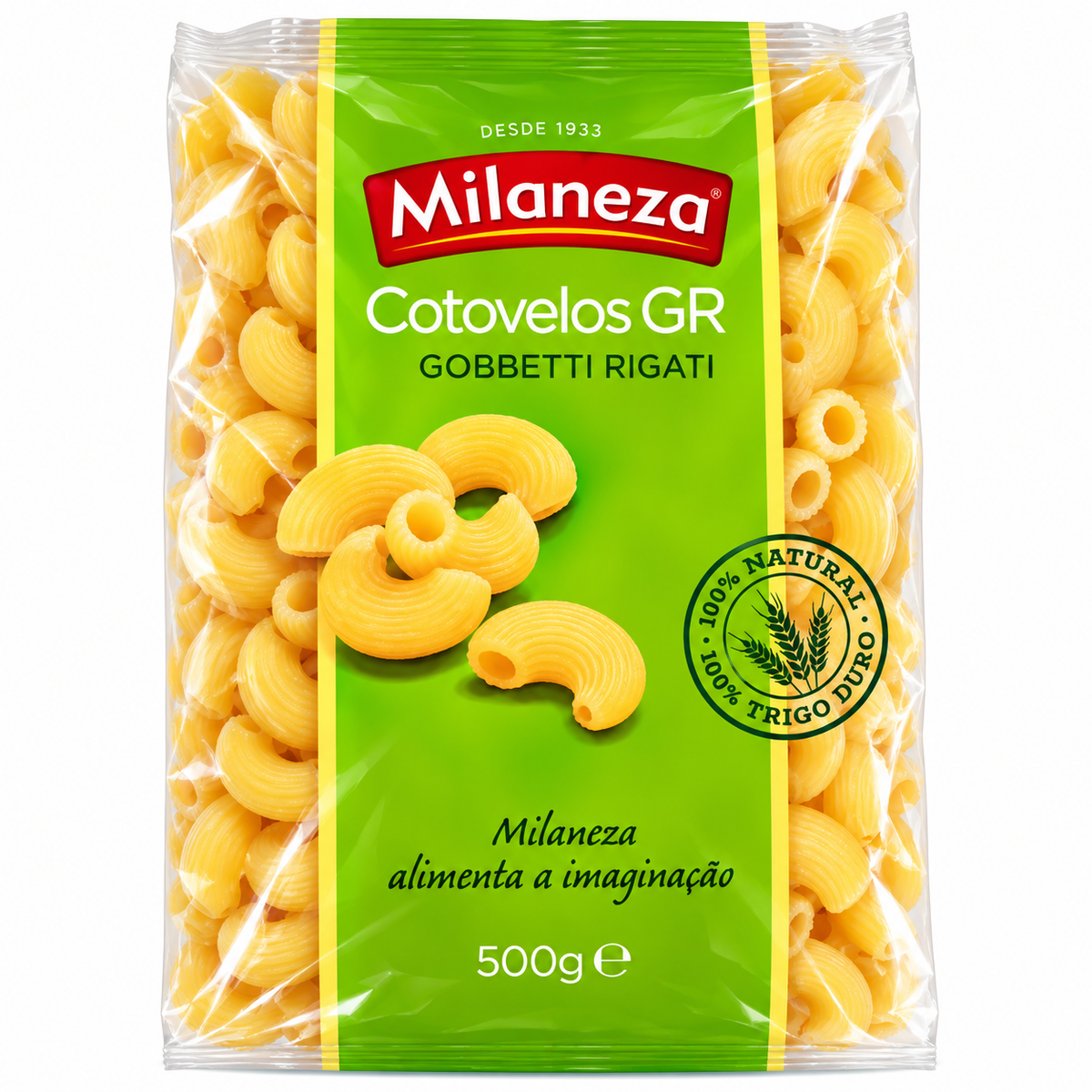 Massa Milaneza 500G Cotovelos Grand/Gobbetti Rigati