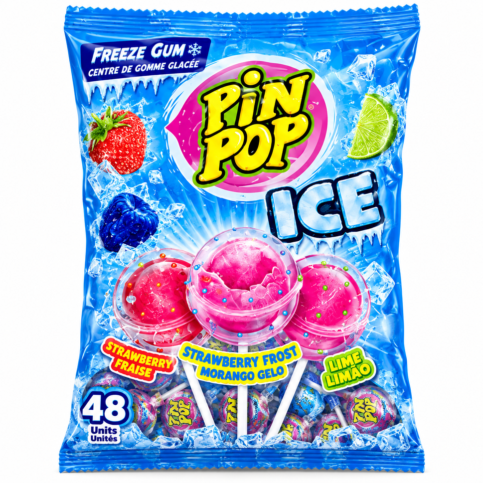 Candy Chupa Pinpop 48UN/720G/768G/816G Mix