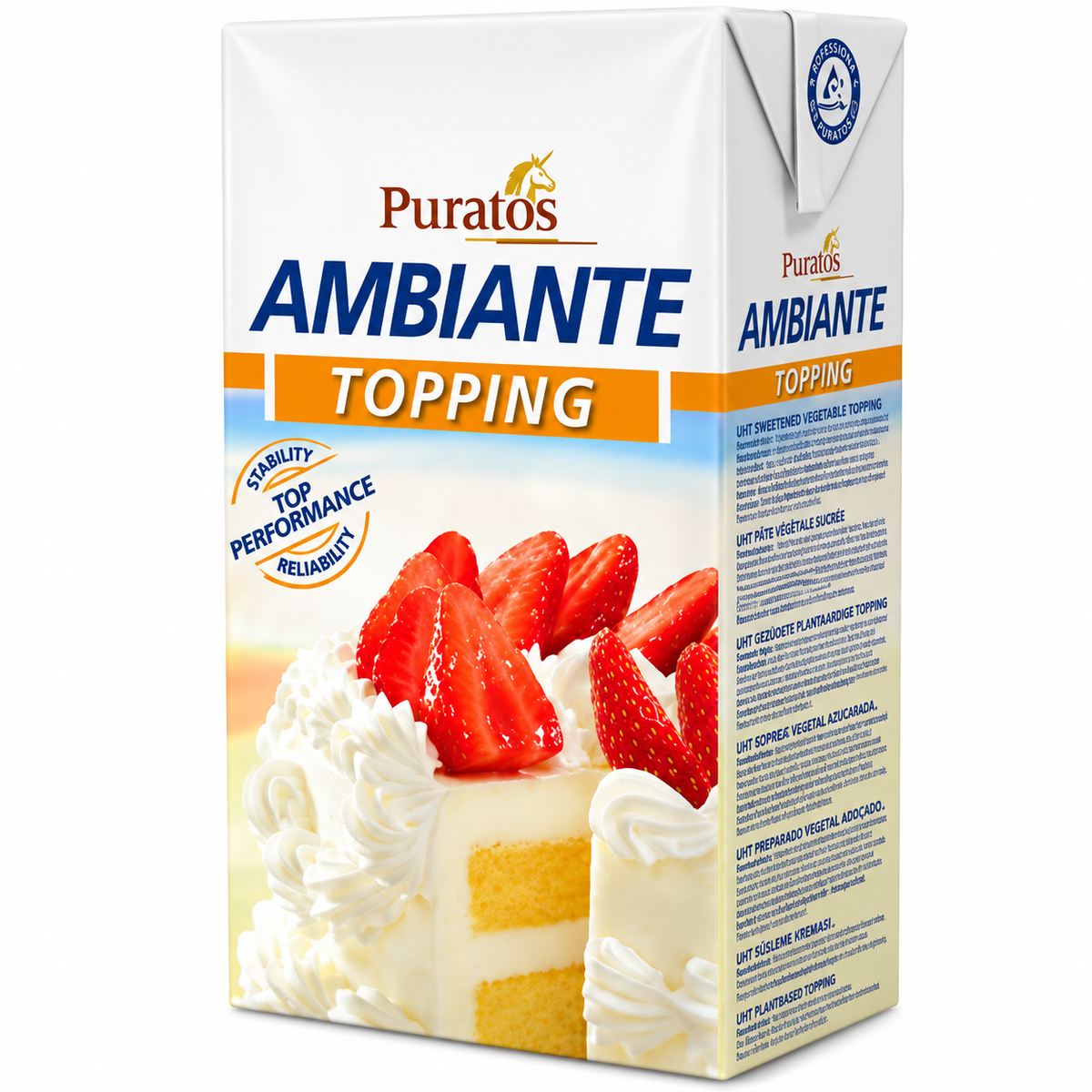 Cream Ambiante 1LT Puratos Topping
