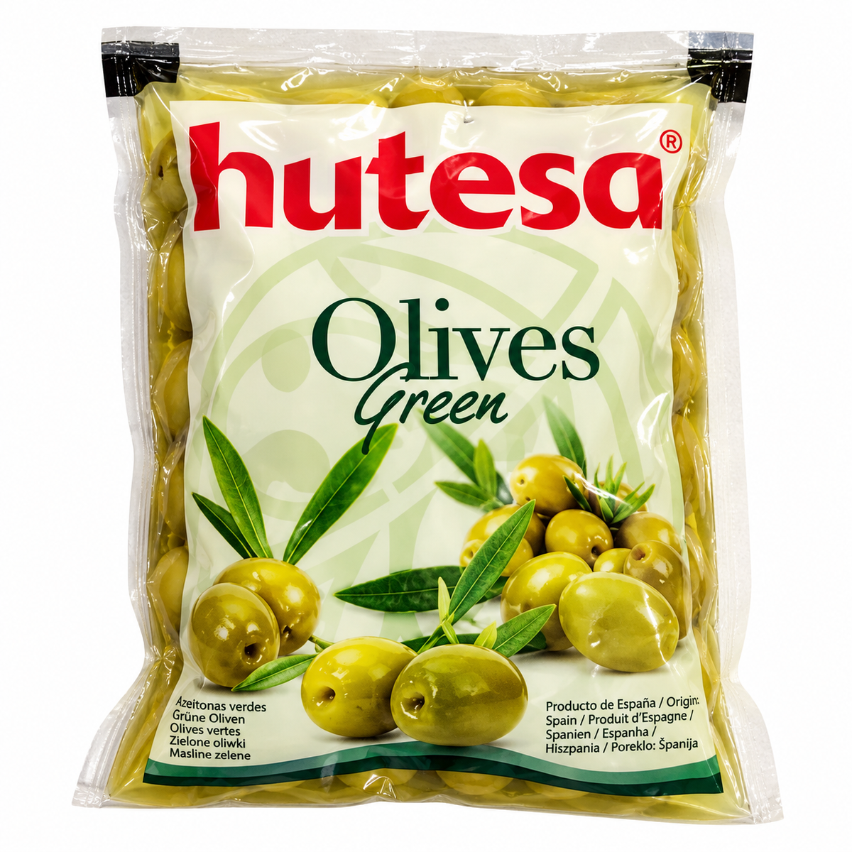 Olives Hutesa 100G/180G Green Whole.