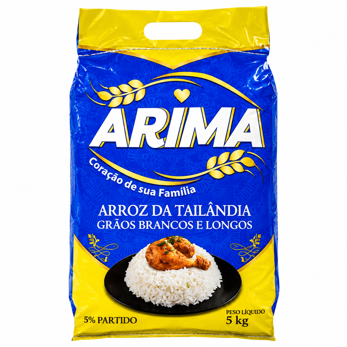 Rice Arima 5KG Blue/Yellow Thailand. 5% Broken