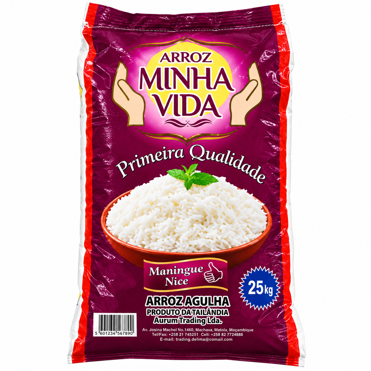 Rice Minha Vida 25KG Lilac Thailand