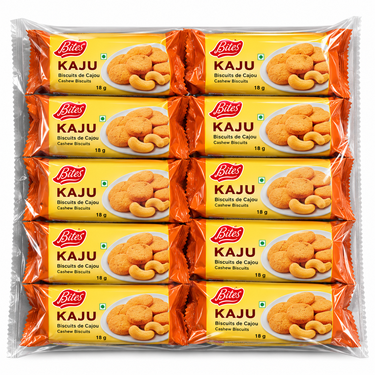 Bolachas Bites Kaju 90G