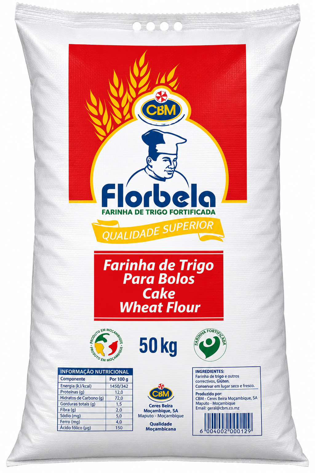 Farinha De Trigo Florbela 50KG CIM Saco