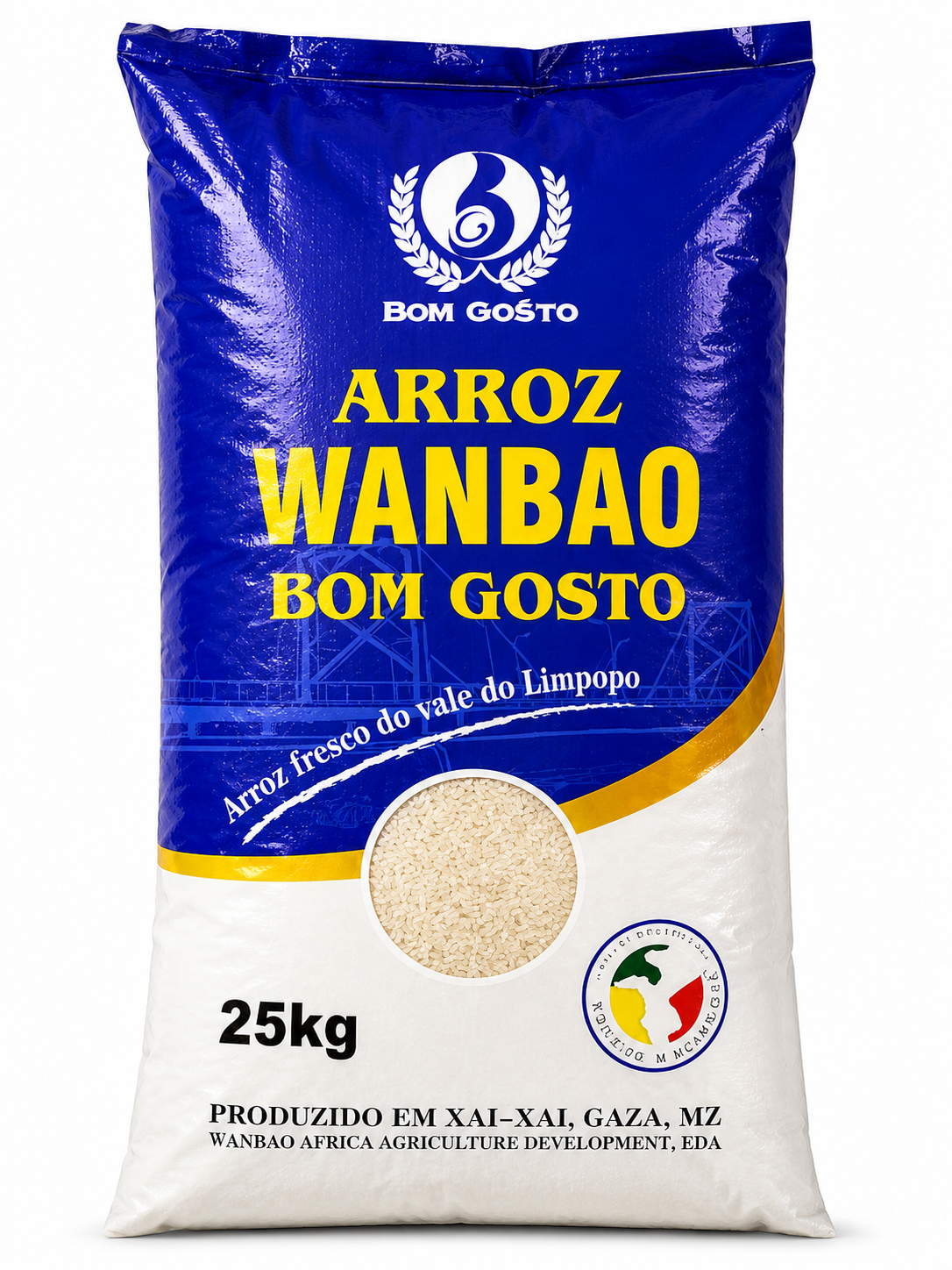 Rice Bom Gosto 25KG Wanbao Blue