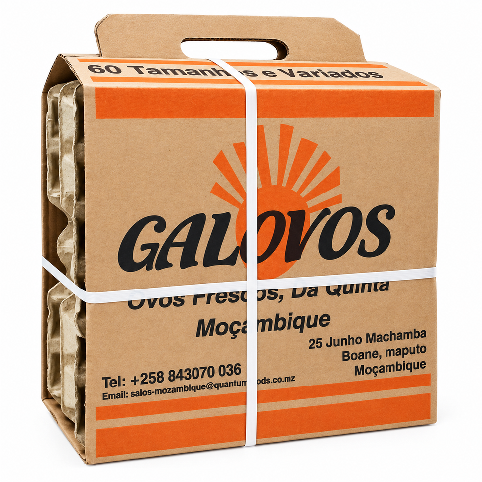 Ovos Galovos 2X30 Embalagem (5Doz)