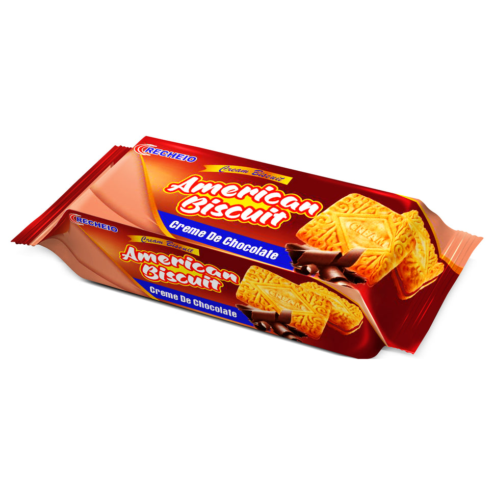 Bolachas Recheio 75G American Biscoito Chocolate Mix