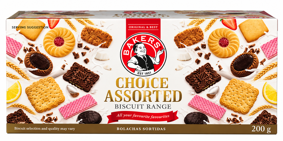 Bolachas Bakers Choice Assorted 200G