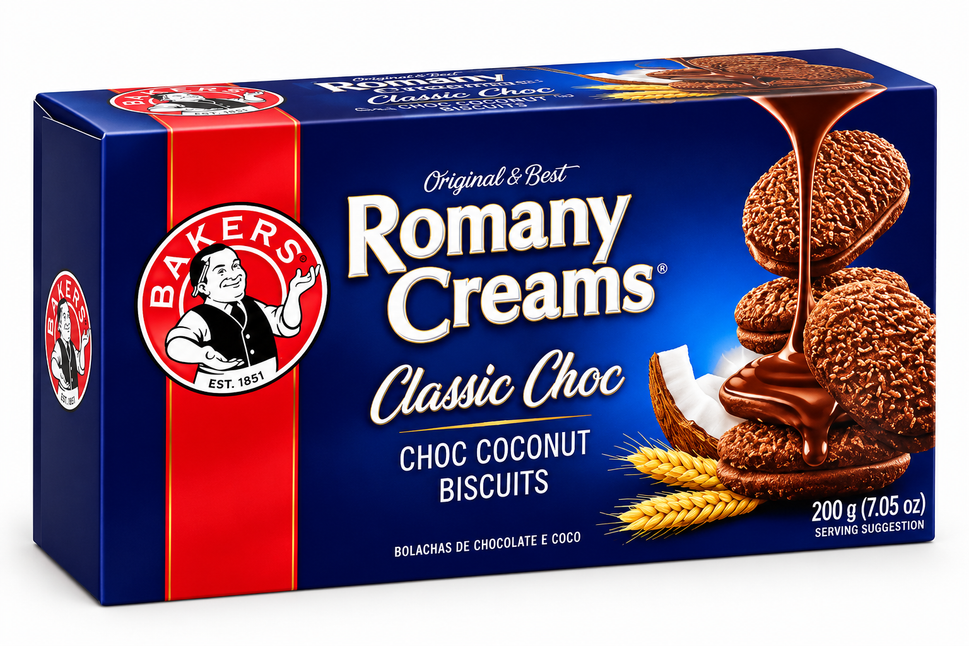 Bolachas Bakers Romany Creams 200G Mix