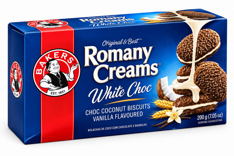 Bolachas Bakers Romany Creams 200G Mix