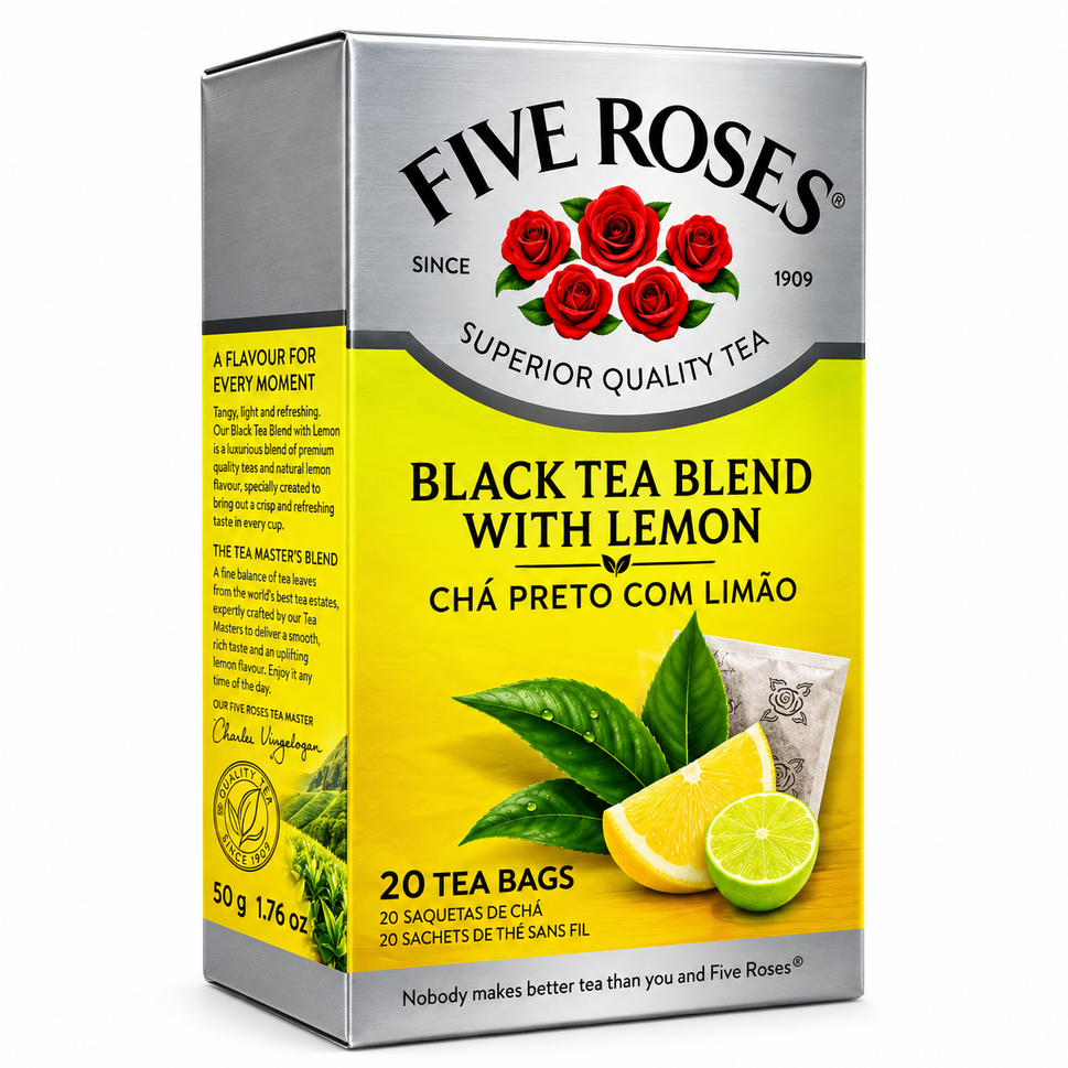 Chá Five Roses 20S Limão