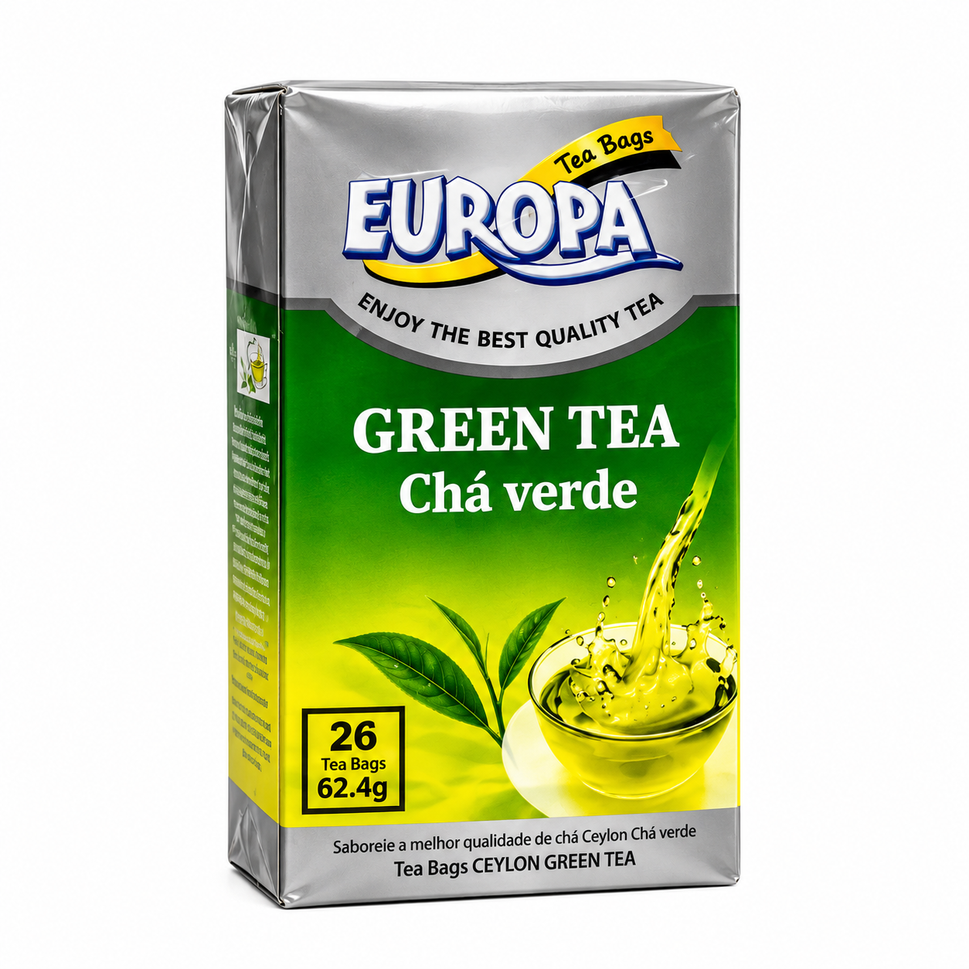 Chá Europa 26S/62.4G Chá Verde