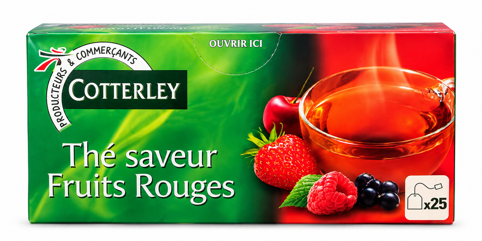 Chá Cotterley 25S/50G As frutas Saveur