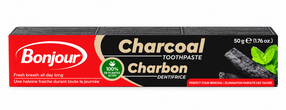 Toothpaste Bonjour 50G Charcoal