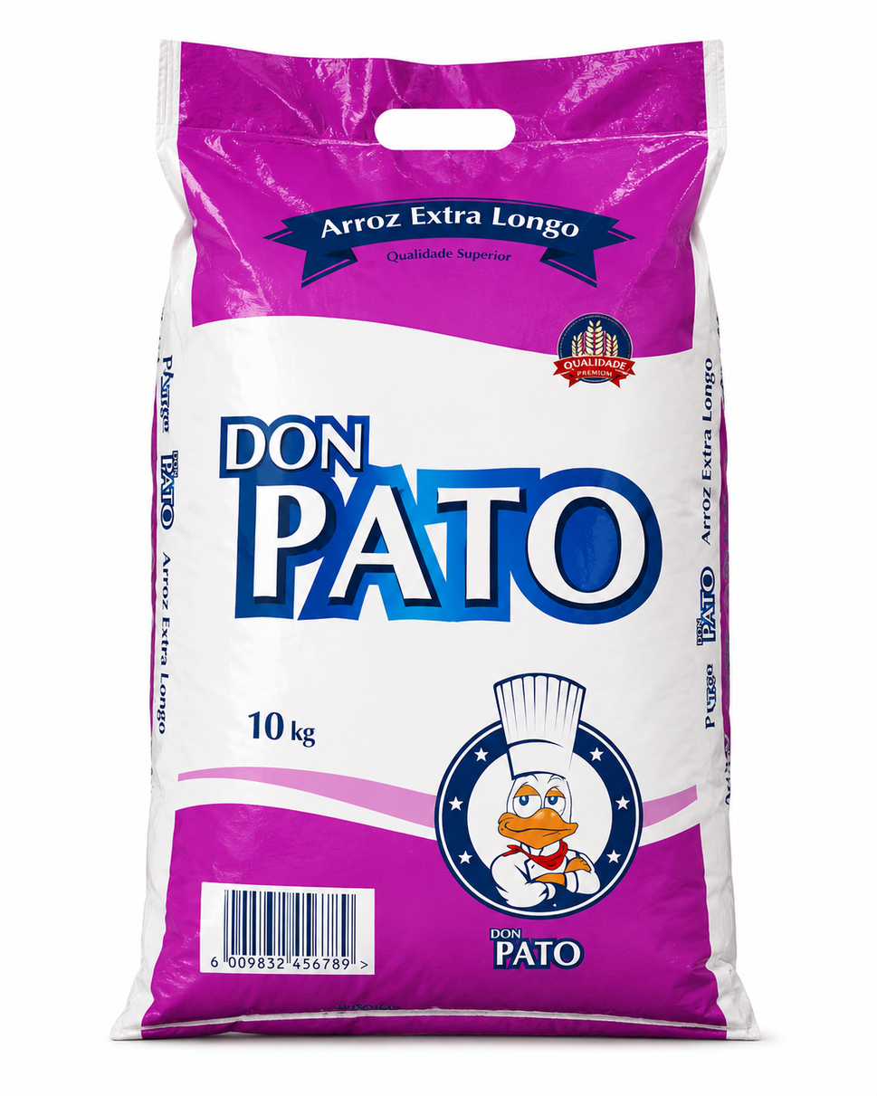 Arroz Don Pato 10KG Extra Longo Lilas