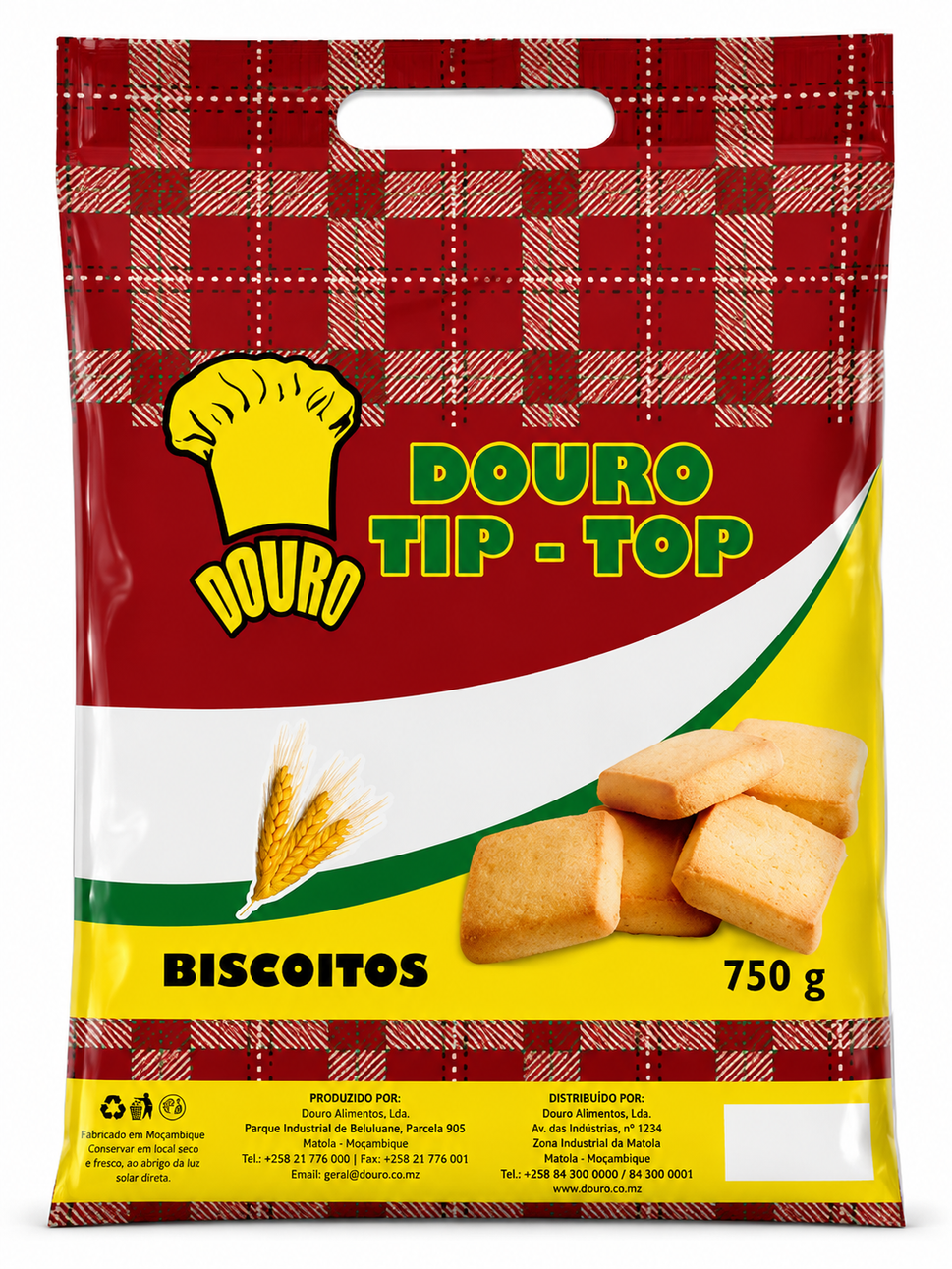 Biscoitos Douro 750G Tip Top