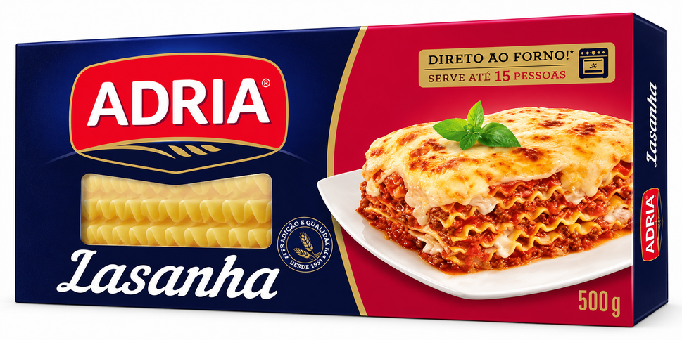 Massa Adria 500G Lasanha