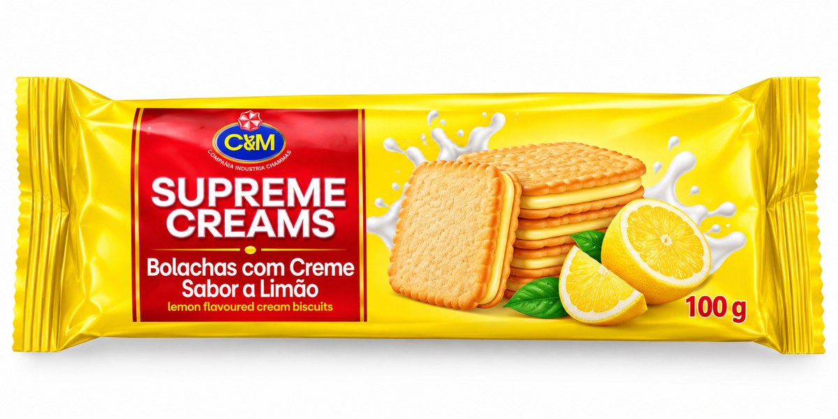Bolacha CIM 100G Supreme Gengibre/Creams