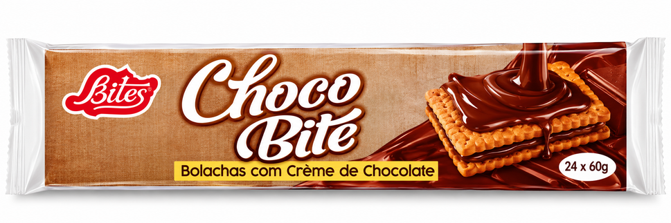Bolachas Bites Choco Bite 60G