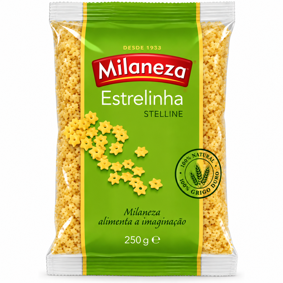 Massa Milaneza 250G Estrelinha/Stelline