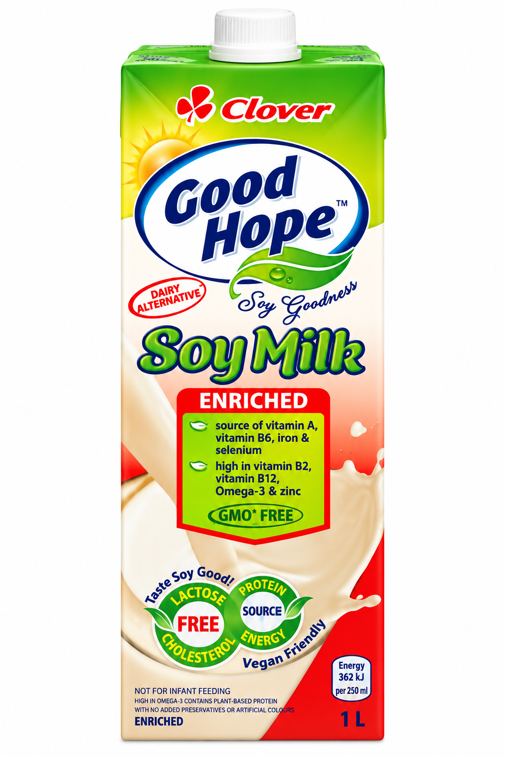 Milk Clover Good Hope 1LT Soy Milk (Traditional/Enriched)