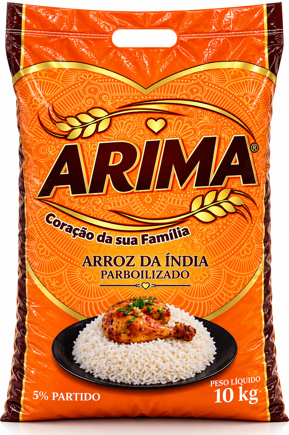 Rice Arima 10KG Orange India. 5% Parboiled