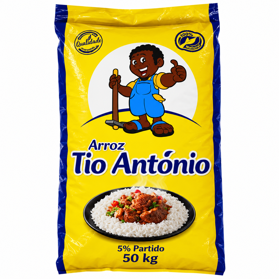 Arroz Tio Antonio 50KG Amarelo India.