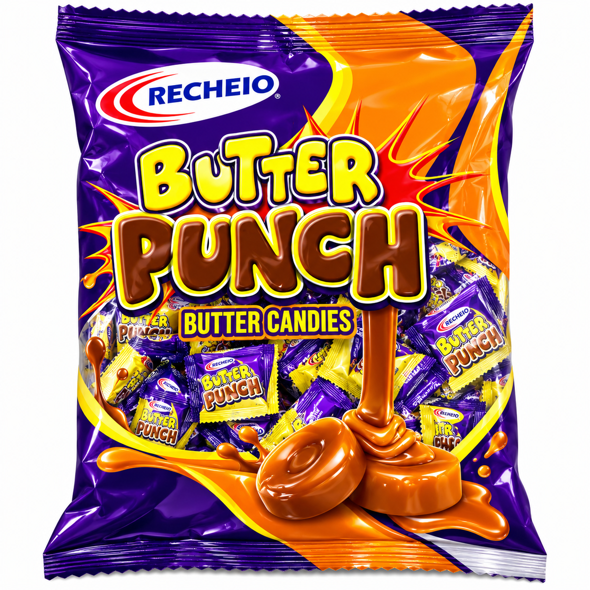 Doces Recheio 4G/100PC Butter Punch