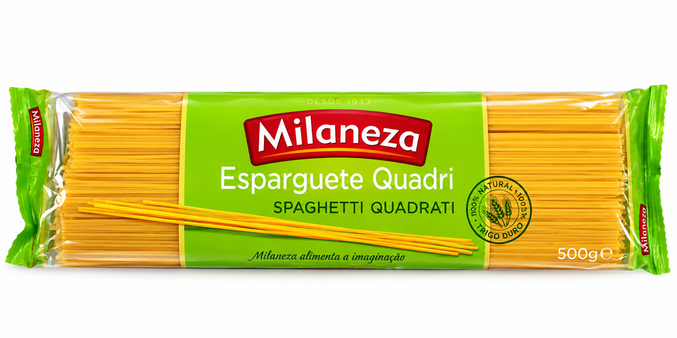 Pasta Milaneza 500G Spaghetti Quadri