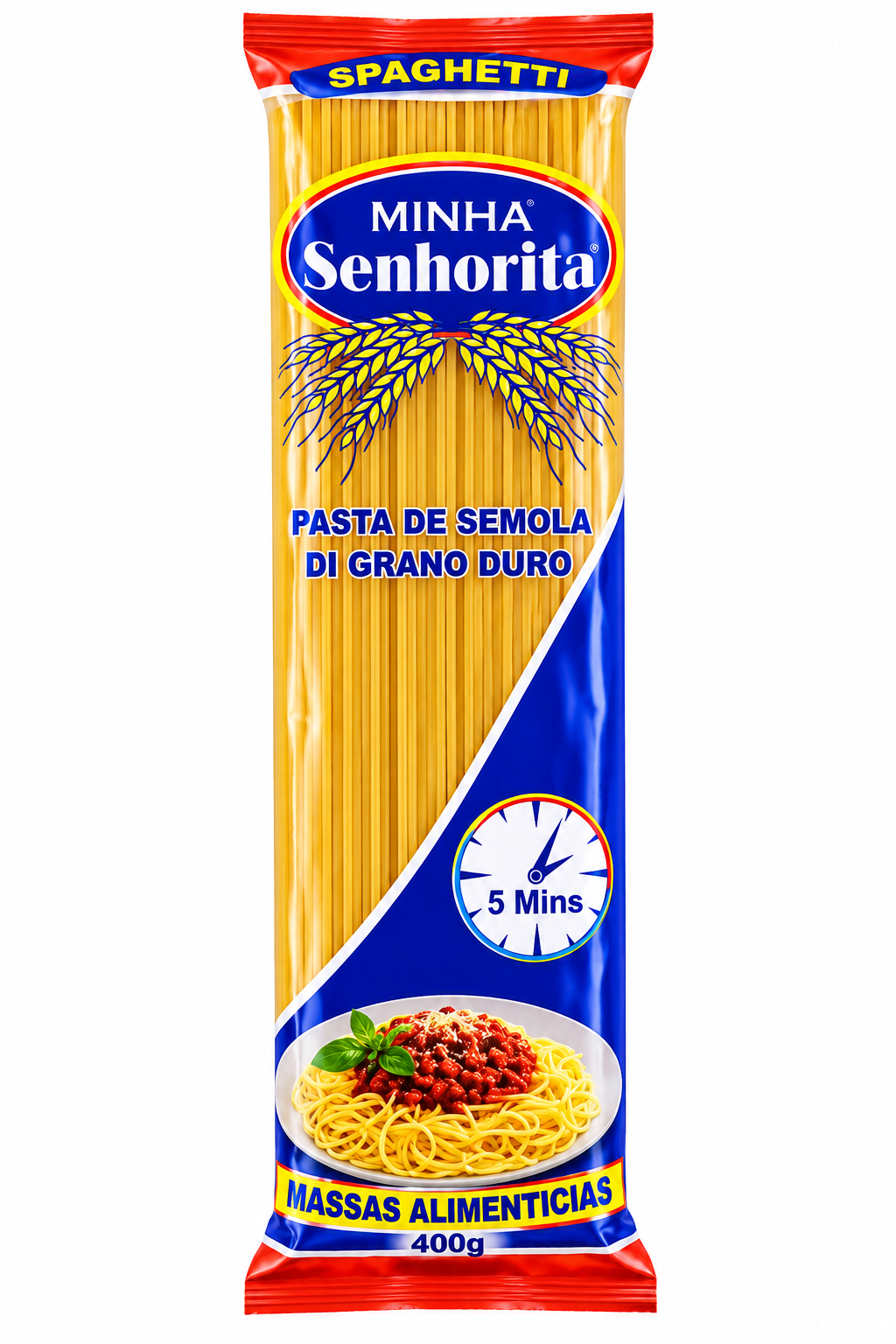 Pasta Spaghetti Minha Senhorita 400G