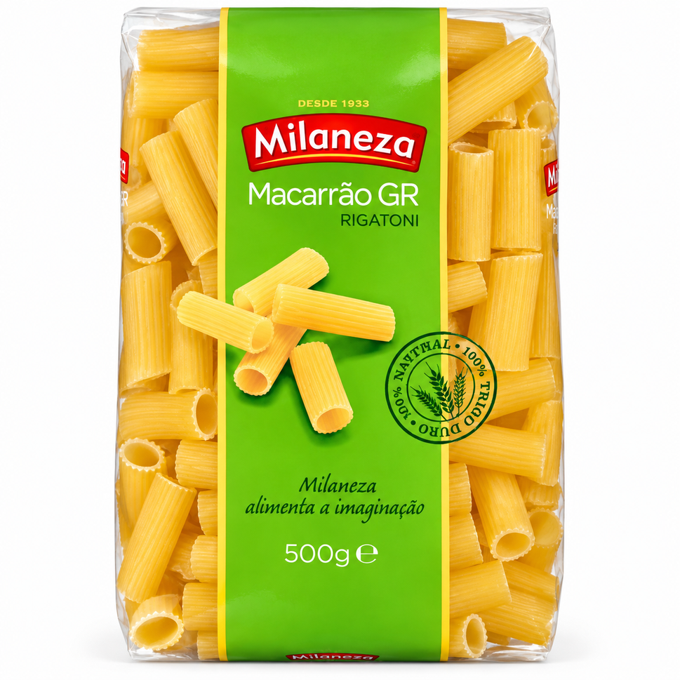 Pasta Milaneza 500G Pasta Rigatoni Large