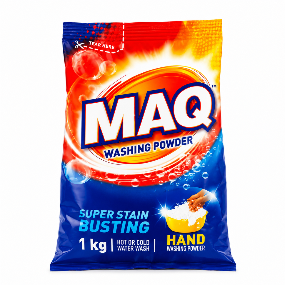 Detergent MAQ 1KG Flexi Sachet (12)