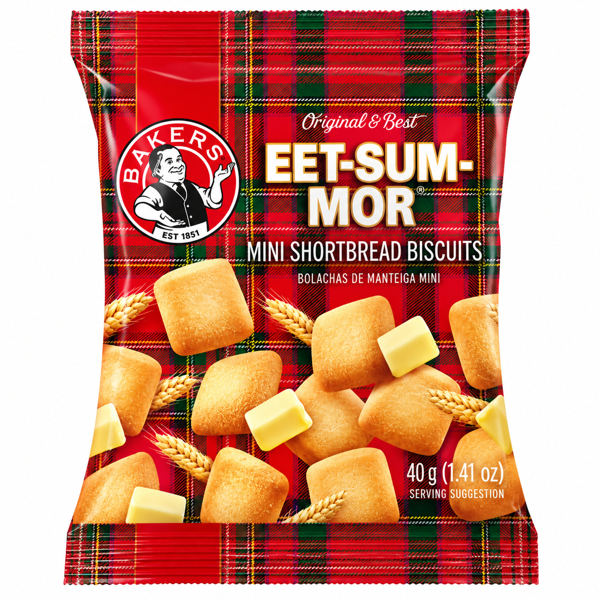 Bolachas Bakers Eet Sum Mor 40G Mini