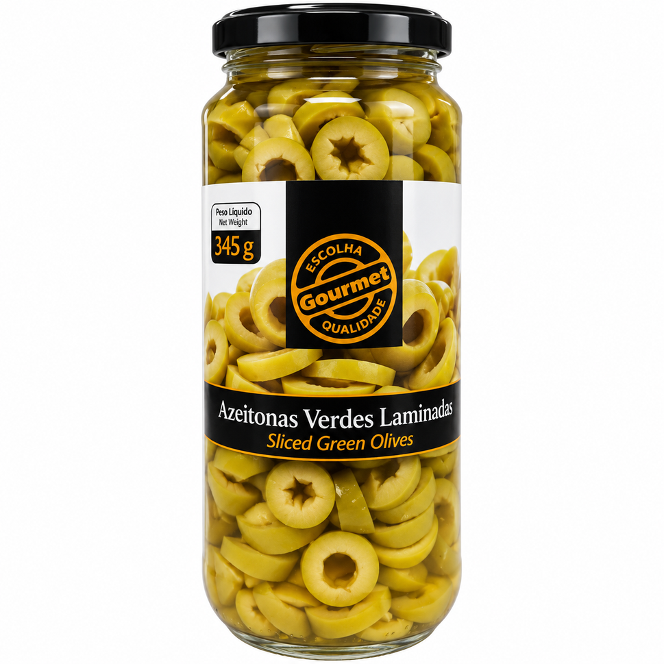 Olives Gourmet 345G Green Laminates.