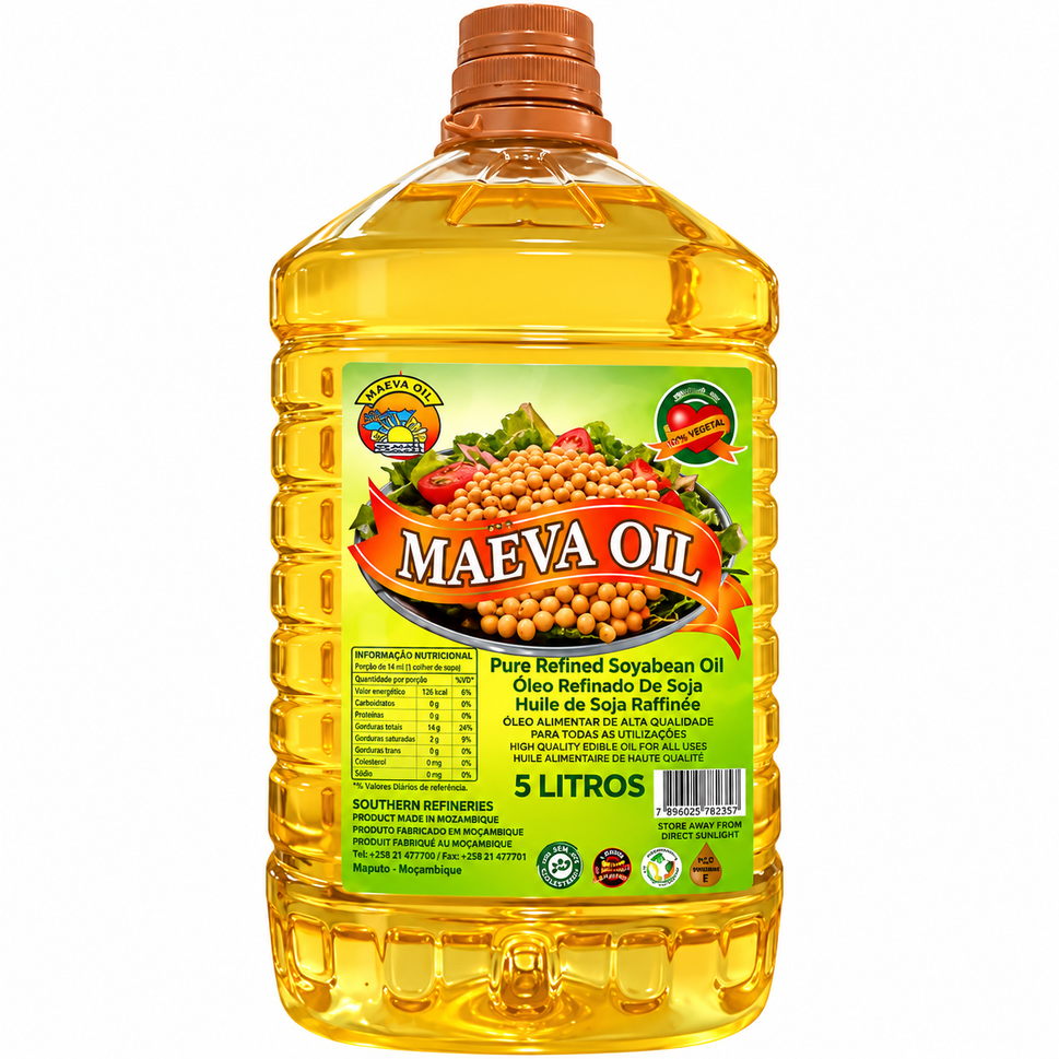 Óleo Maeva 5LT Soja Transparente.