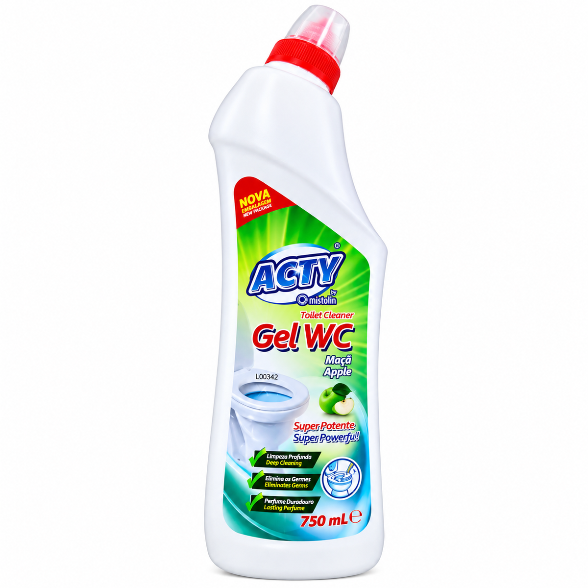 Gel Sanitario Acty 750ML Wc Whit Bleach