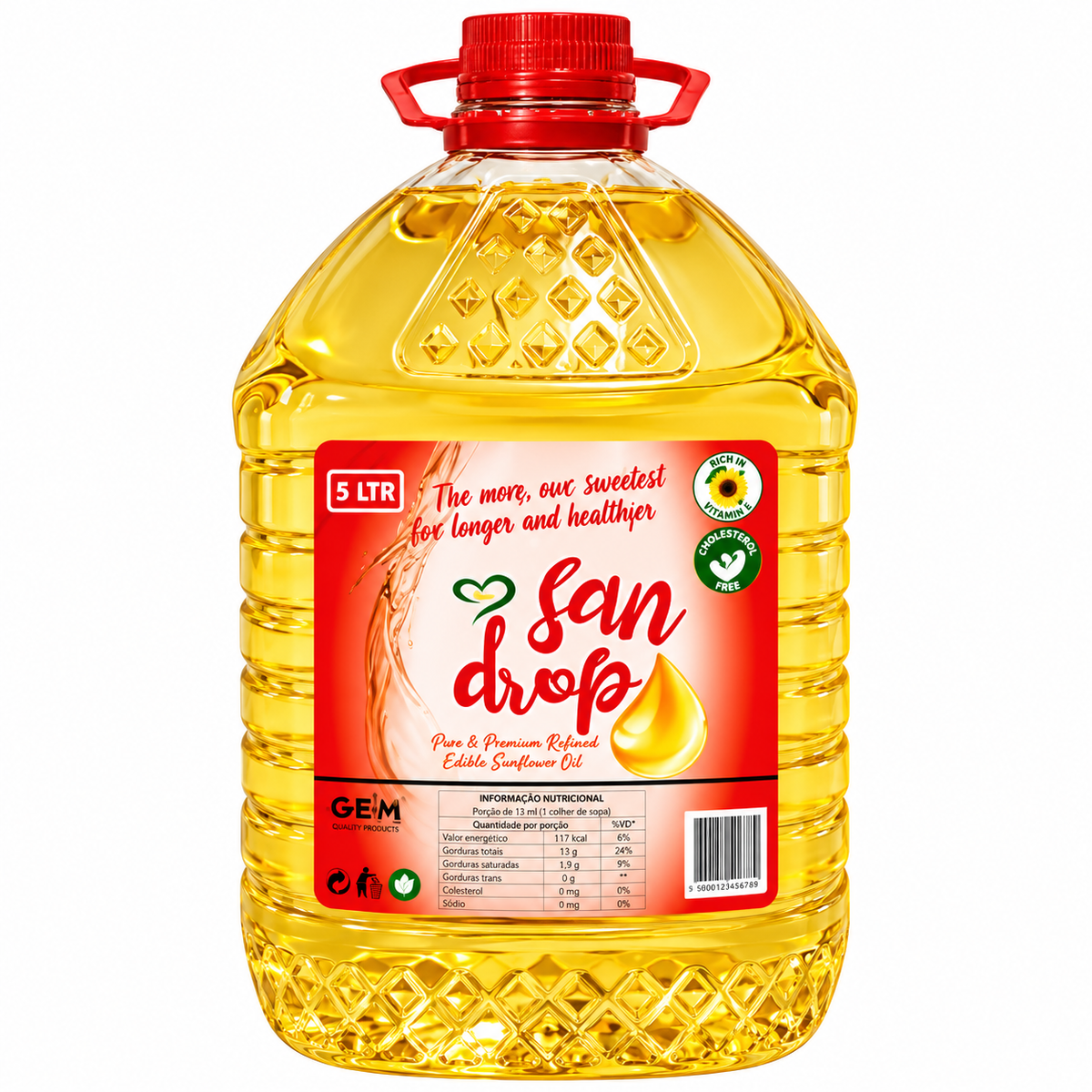 Oil San Drop 5LT Sunflower