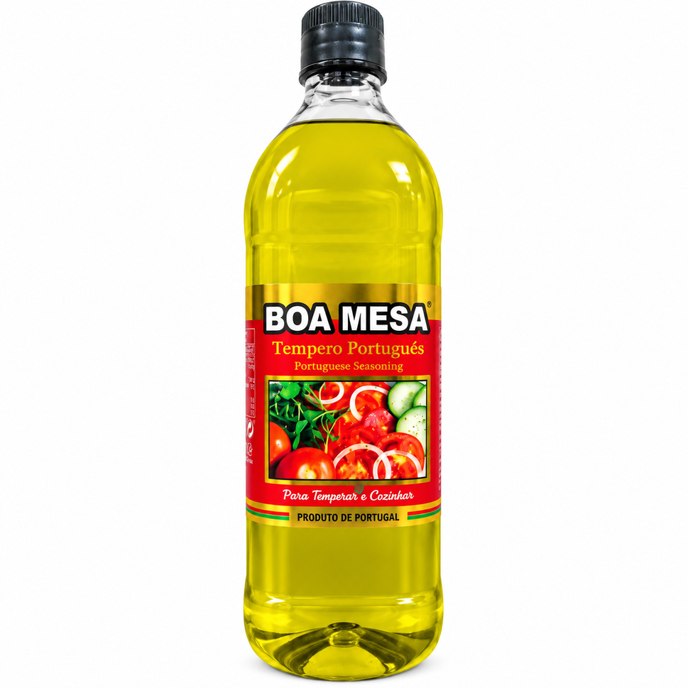 Tempero Boa Mesa 1LT Portugues Garrafa. Vidro