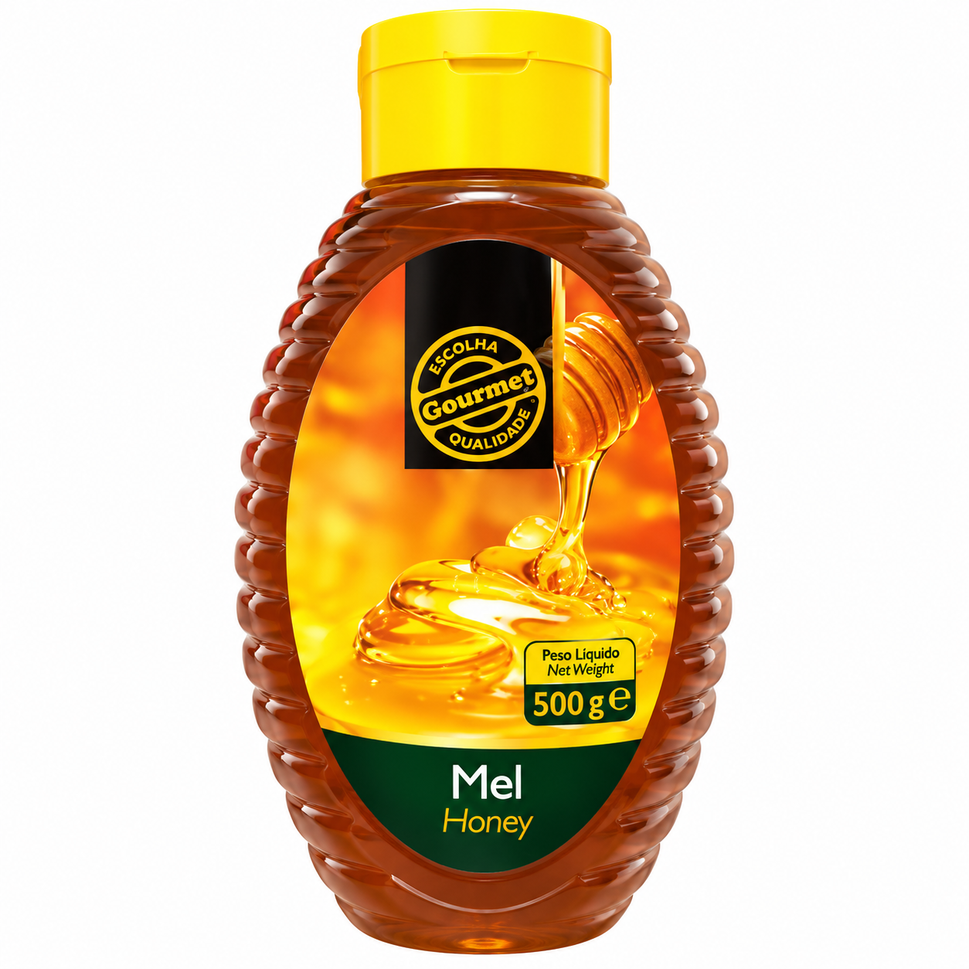 Honey Gourmet 500G Natural Plastic