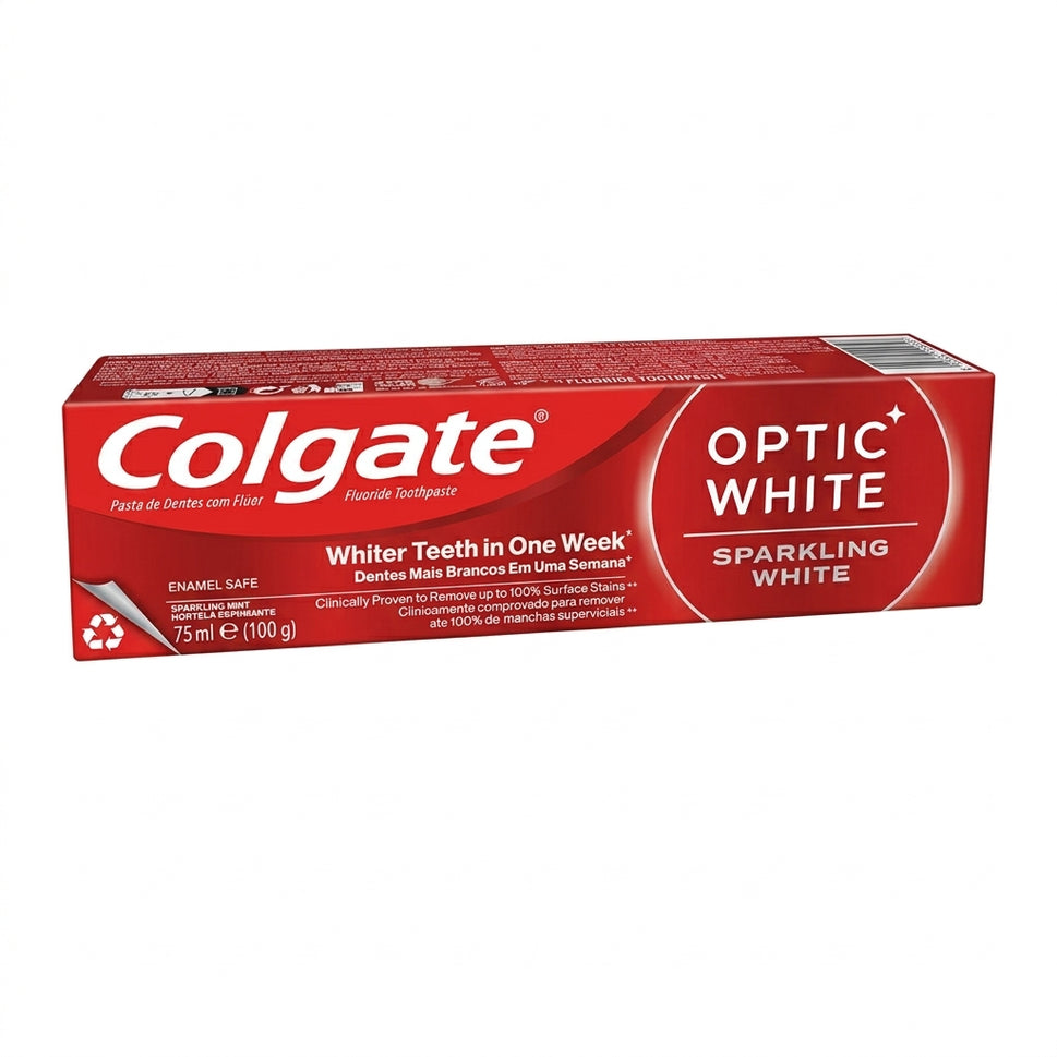 Pasta de Dentes Colgate 75ML Branco Óptico