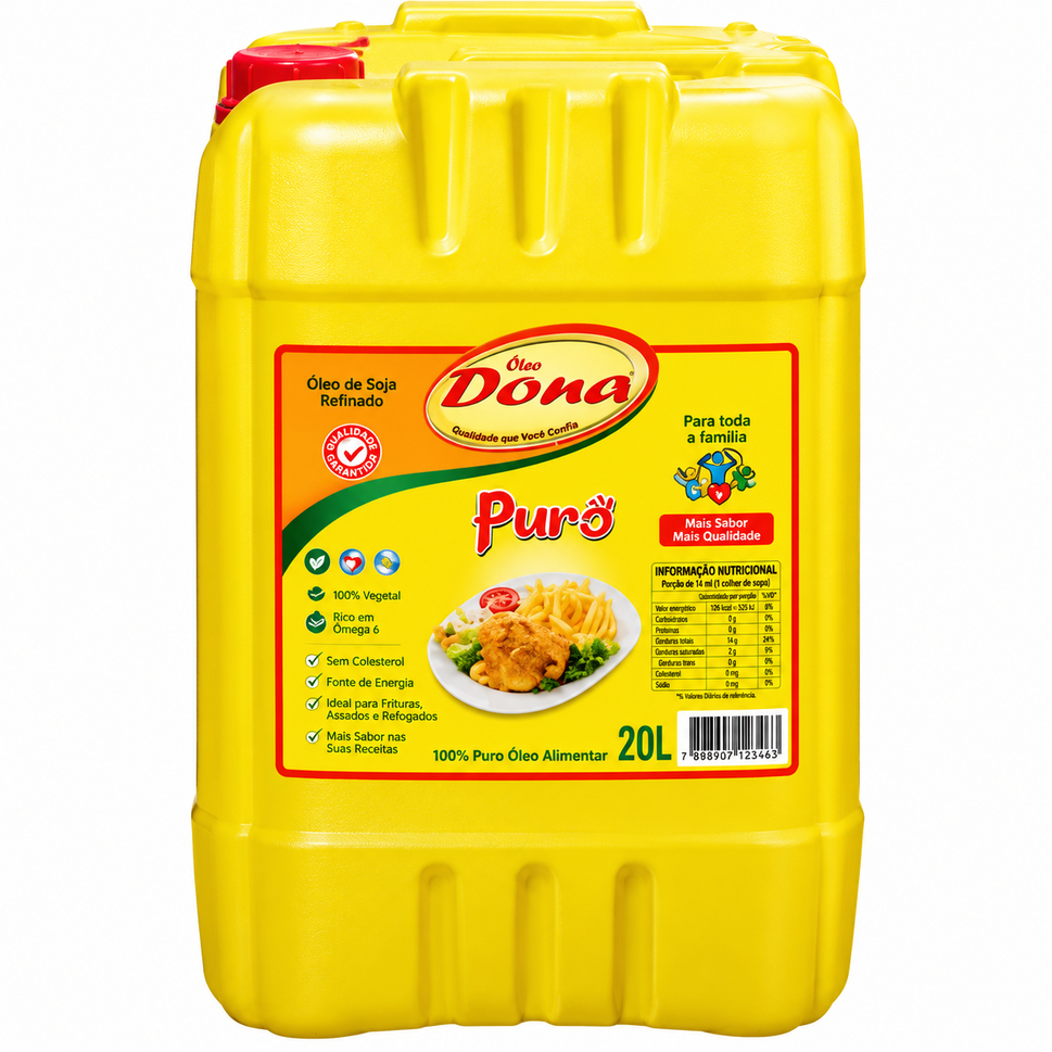 Óleo Dona 20LT Puro Bidao Amarelo