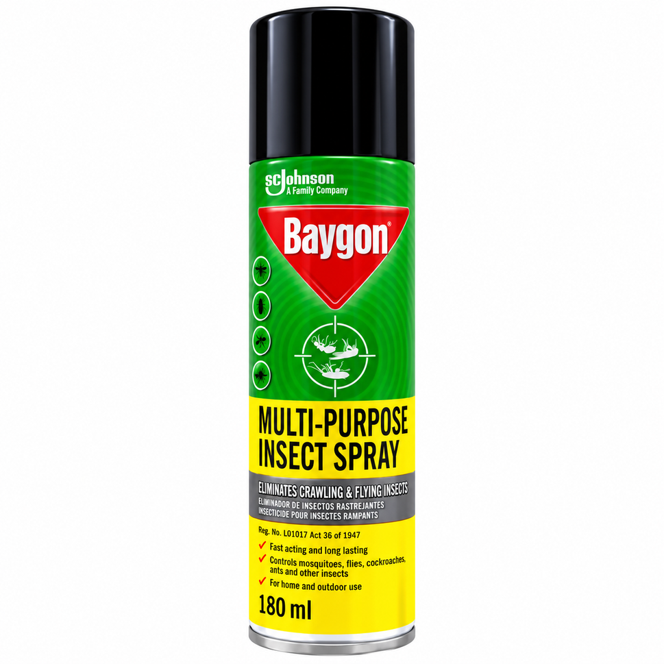Insecticide Baygon 300ML Lid Black/Green