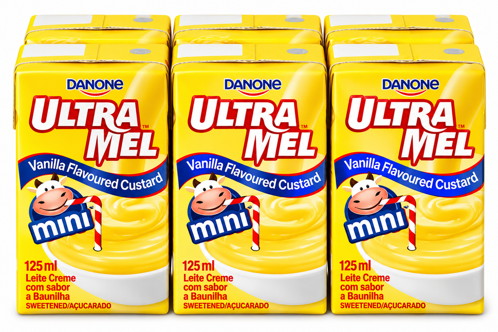 Custard Danone Ultramel 125ML Mix