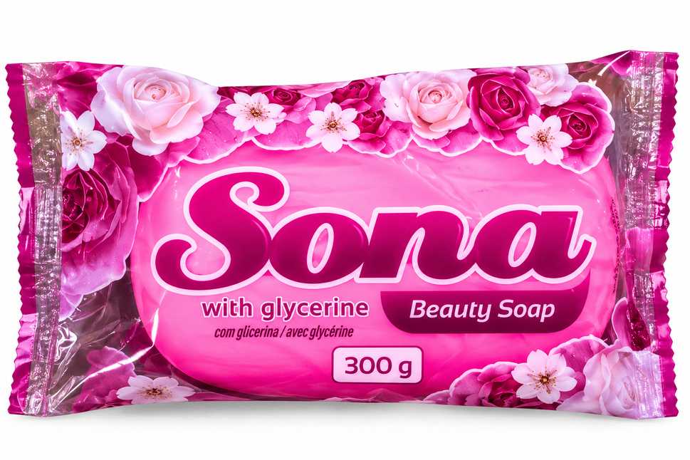 Sabonete Sona 300G Sabonete de Beleza Mix