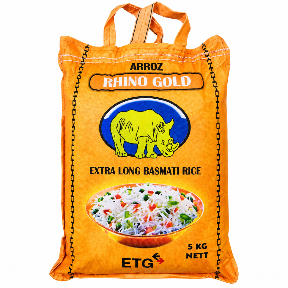 Rice Basmati Rhino 5KG Gold Extra Long