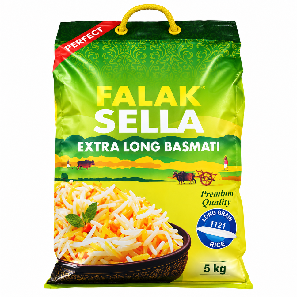 Rice Basmati Falak 5KG Sella Extra. Long