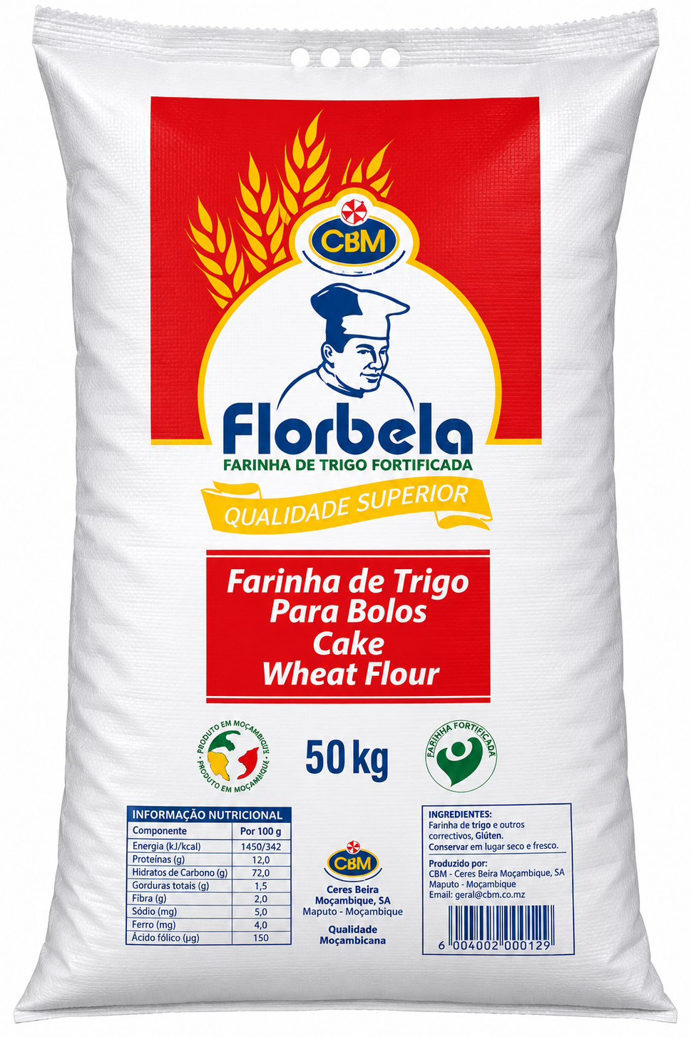 Farinha De Trigo Florbela 50KG CIM Saco
