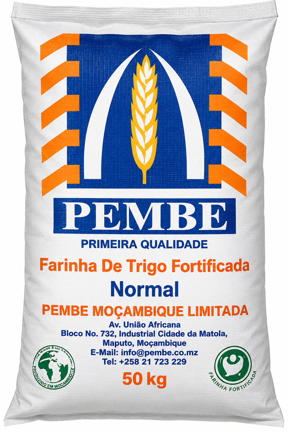 Farinha De Trigo Pembe 50KG Normal